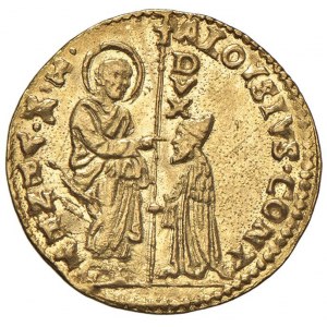WENECJA Alvise Contarini (1676-1684) Zecchino - Pa. 1 A...