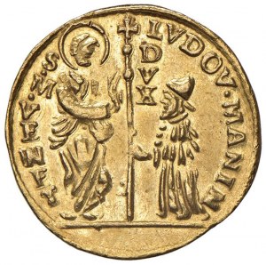 WENECJA Ludovico Manin (1789-1797) Zecchino - Pa. 14 AU...