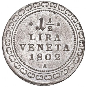VENEZIA Francesco II (1798-1805) Lira e mezza 1802 A - ...