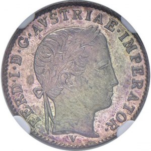 VENICE Ferdinand I (1835-1848) Half Lira 1837 - Gig....