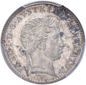 VENICE Ferdinand I (1835-1848) Quarto di lira 1837 - ...