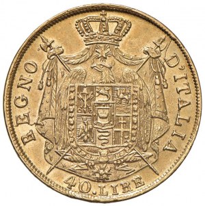 Napoleone (1805-1814) Milano - 40 Lire 1813 puntali agu...
