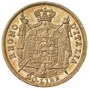 Napoleone (1804-1814) Milano - 20 Lire 1808 - Gig. 84 A...