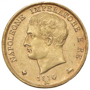Napoleon (1804-1814) Milan - 20 Lire 1810 Needlepoint...