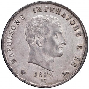 Napoleon (1804-1814) Milan - 5 Lire 1812 aguz tips...
