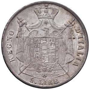 Napoleon (1804-1814) Milan - 5 Lire 1812 aguz tips...
