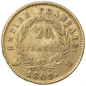 Napoleon (1804-1814) Turin - 20 Francs 1809 - Gig. 1...