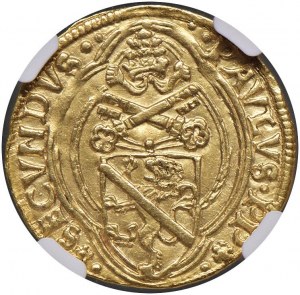 Paul II (1464-1471) Duchy - Munt. 16 AU (g 3.49) R In...