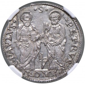 Clemente VII (1523-1534) Giulio - Munt. 52 AG R Bell'es...
