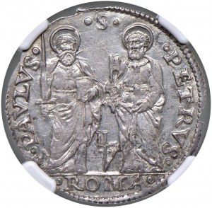 Clement VII (1523-1534) Julius - Munt. 52 AG R Beautiful ex...