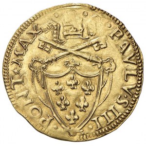 Paul III (1534-1549) Parme - Bouclier d'or - Munt. 157 A...