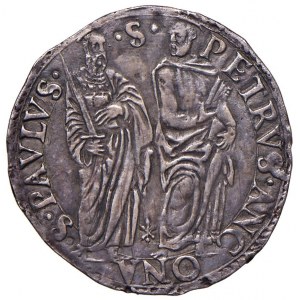 Giulio III (1550-1555) Ancona - Giulio - Munt. 51 AG (g...