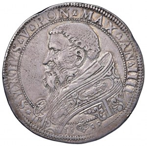 Sixtus V (1585-1590) Shield 1588 A. IIII - Munt. 7 AG (g ...