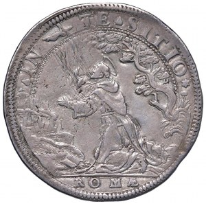 Sykstus V (1585-1590) Tarcza 1588 A. IIII - Munt. 7 AG (g ...