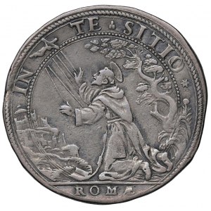 Sykstus V (1585-1590) Tarcza 1589 A. V - Munt. 7a AG (g 30...