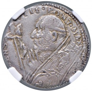 Clemente VIII (1592-1605) Ferrara - Testone 1598 - Munt...