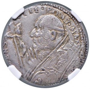 Clement VIII (1592-1605) Ferrara - Testone 1598 - Munt...