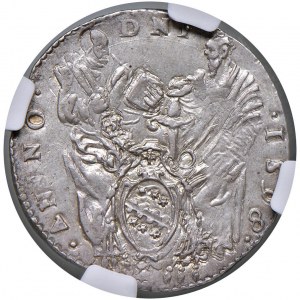 Clement VIII (1592-1605) Ferrara - Testone 1598 - Munt...