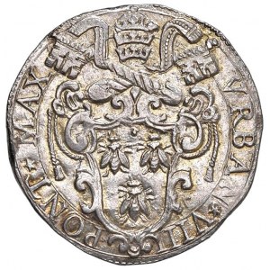 Urban VIII (1623-1644) Testone 1633 - Munt. 54a AG (g ...