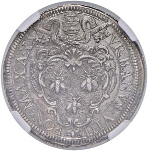 Urbano VIII (1623-1644) Testone 1643 A. XX - Munt. 84 A...