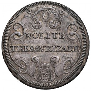 Innocent XI (1676-1689) Testone A. VI - Munt. 57 AG (g...