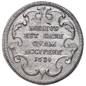 Innocenzo XI (1676-1689) Testone 1684 A. VIII - Munt. 7...