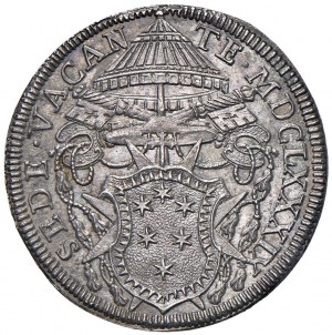 Sede Vacante (1689) Testone 1689 - Munt. 6 AG (g 9.07) ...