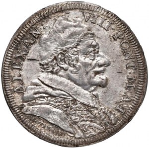 Alessandro VIII (1689-1691) Testone 1690 A. I - Munt. 1...