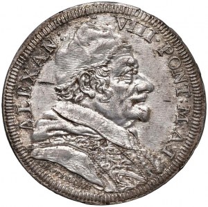 Alessandro VIII (1689-1691) Testone 1690 A. I - Munt. 1...