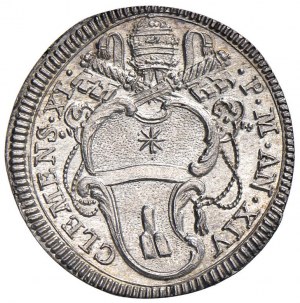 Clement XI (1700-1721) Julius A. XIV - Munt. 115 AG (g...