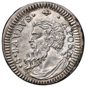 Clemente XI (1700-1721) Grosso A. XV - Munt. 153 AG (g ...