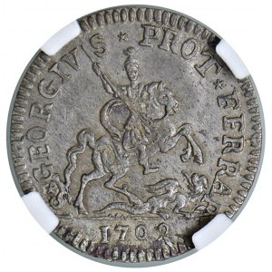 Clemens XI. (1700-1721) Ferrara - Doppelter Grobian 1709...