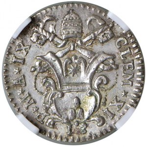 Clemens XI (1700-1721) Ferrara - Grossetto da 13 quatt...