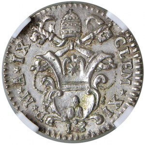 Clement XI (1700-1721) Ferrara - Grossetto from 13 quatt...