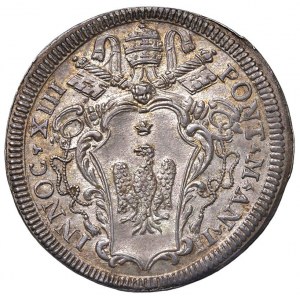 Innocenzo XIII (1721-1724) Testone A. II - Munt. 5 AG (...
