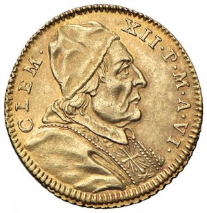 Clement XII (1730-1740) Shield 1735 A. VI - Munt. 11 AU...