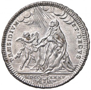 Clement XII (1730-1740) Testone 1735 A. V - Munt. 33 A...