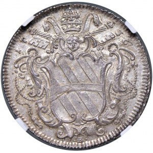 Clemente XII (1730-1740) Testone 1736 - Munt. 23 AG R C...