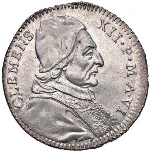 Clemens XII. (1730-1740) Julius A. VI - Munt. 83 AG (g ...