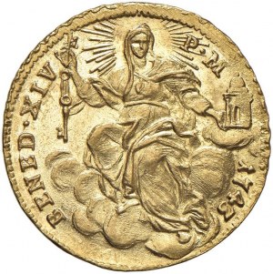 Benedict XIV (1740-1758) Mint 1743 - cf. Munt. 8 ...