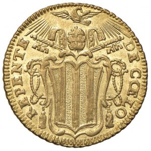 Benedykt XIV (1740-1758) Zecchino 1749 - Munt. 17 AU (...