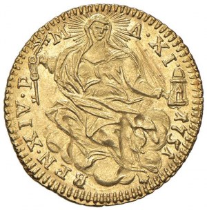 Benedict XIV (1740-1758) Half-mint 1751 A. XI - M...