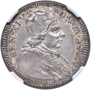 Benedict XIV (1740-1758) Fifth of shield or double giul...