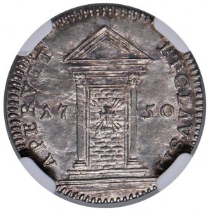 Benedetto XIV (1740-1758) Grosso 1750 A. XI Anno Santo ...