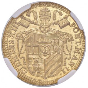 Clemente XIII (1758-1769) Zecchino 1759 A. II - Munt. 3...