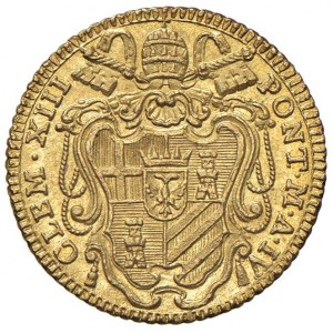 Clemente XIII (1758-1769) Zecchino 1762 A. IV - Munt. 5...