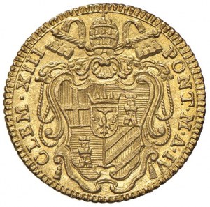 Clemente XIII (1758-1769) Zecchino 1762 A. IV - Munt. 5...
