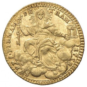 Clemente XIII (1758-1769) Mezzo zecchino 1758 A. I - Mu...