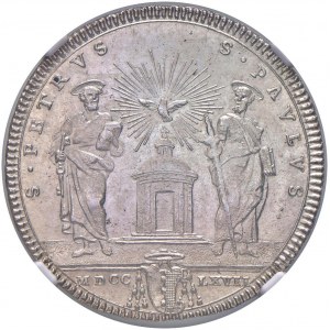 Clemente XIII (1758-1769) Testone 1767 A. IX - Munt. 14...