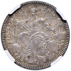 Clemente XIII (1758-1769) Quinto di scudo o doppio giul...